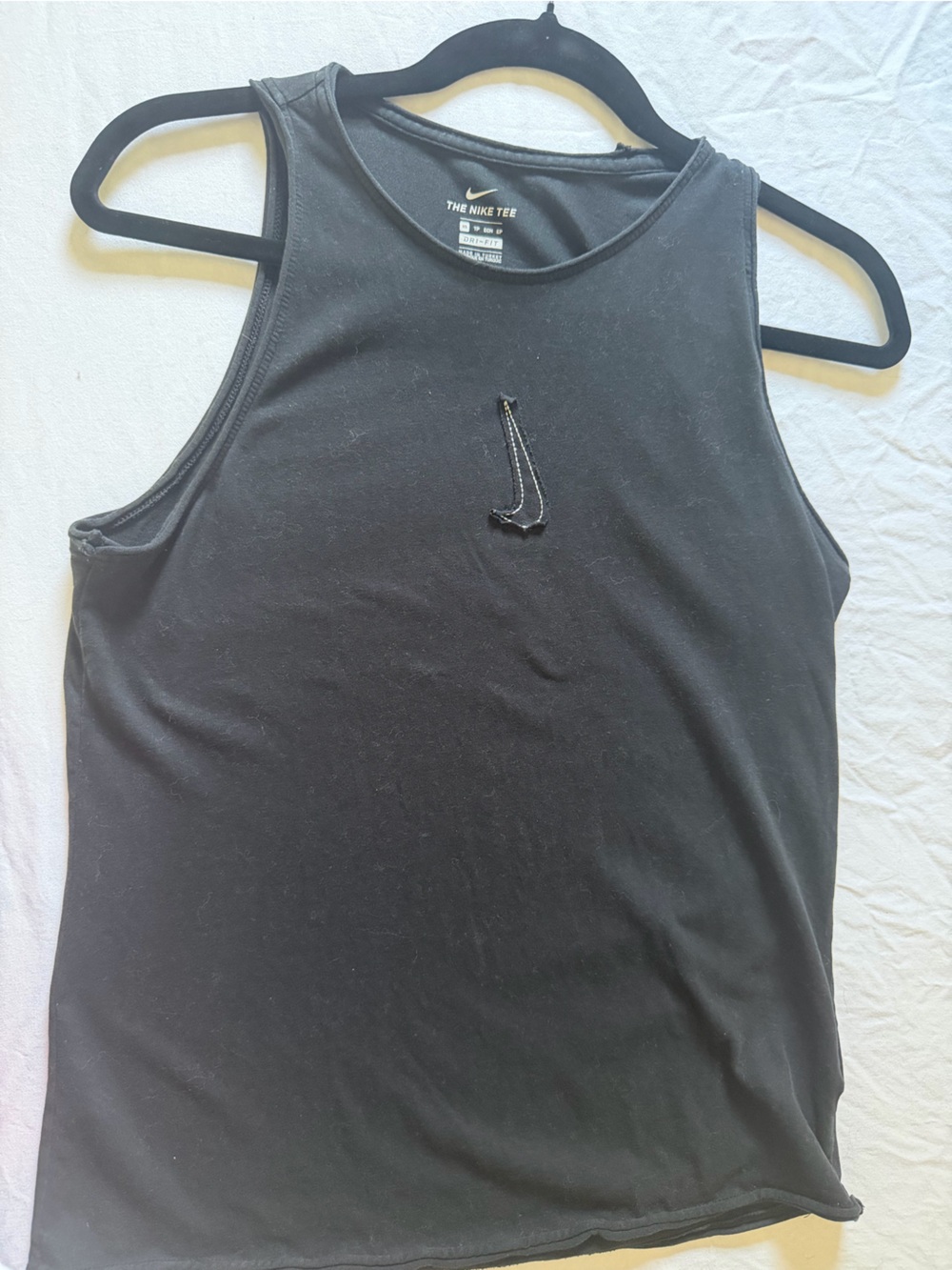 NIKE Black Racerback Tank Top
